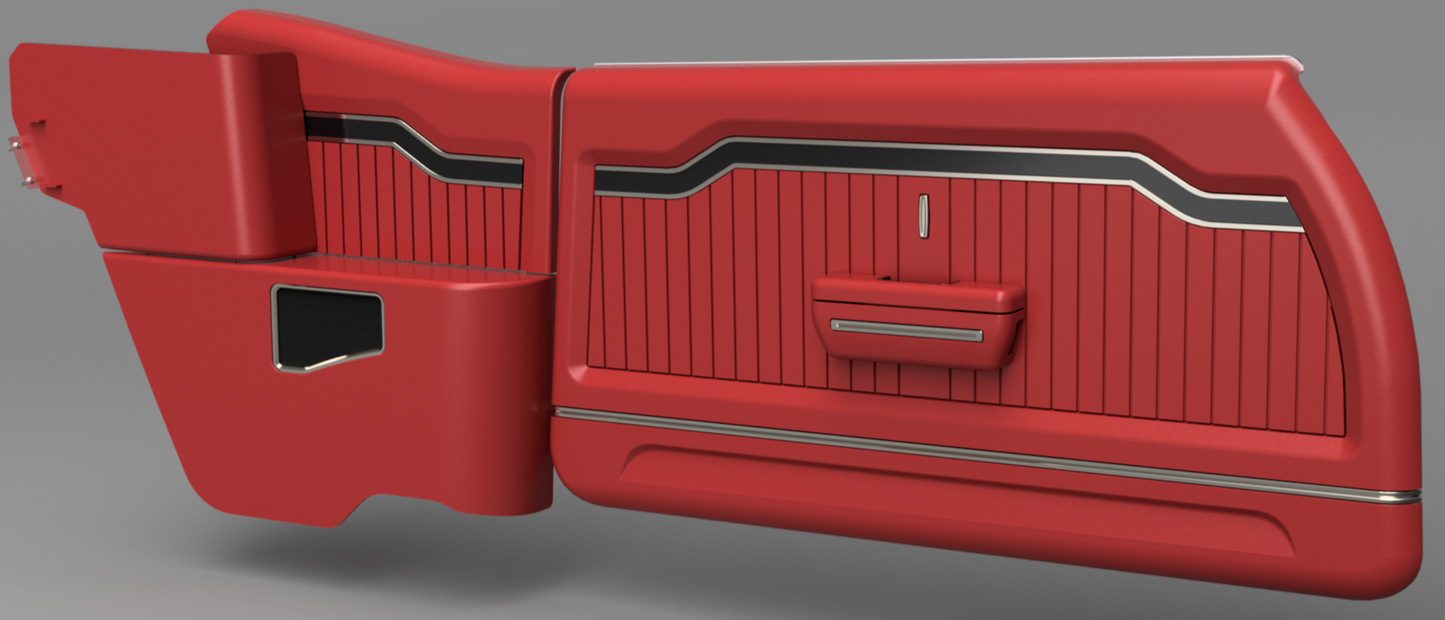 '68 - 72 Chevelle Convertible Doors & Rear Panels